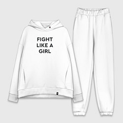 Женский костюм оверсайз Fight like a girl