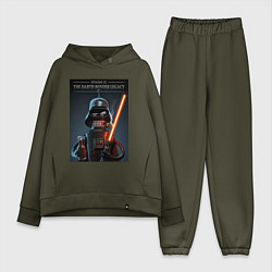 Женский костюм оверсайз Дарт Бендер наследие, цвет: хаки