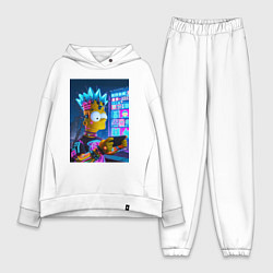 Женский костюм оверсайз Bart Simpson is a gamer - ai art