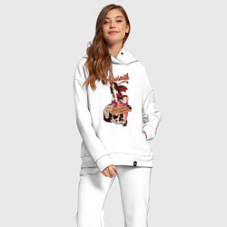 Женский костюм оверсайз Aerosmith Woman, цвет: белый — фото 2