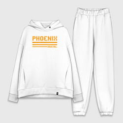 Женский костюм оверсайз USA Phoenix Suns, цвет: белый