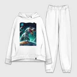 Женский костюм оверсайз Bender bending robot and tyrannosaurus - planet ex