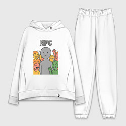 Женский костюм оверсайз NPC, цвет: белый