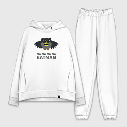 Женский костюм оверсайз Owl Batman, цвет: белый