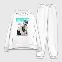 Женский костюм оверсайз Depeche Mode Dave Gahan - 80s style, цвет: белый