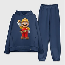 Женский костюм оверсайз Super Mario, цвет: тёмно-синий