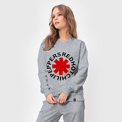 Костюм хлопковый женский Red Hot Chili Peppers, цвет: меланж — фото 2