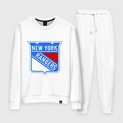 Костюм хлопковый женский New York Rangers, цвет: белый