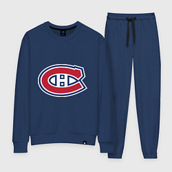 Костюм хлопковый женский Montreal Canadiens, цвет: тёмно-синий