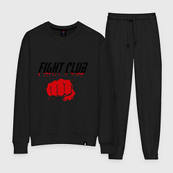 Костюм хлопковый женский Fight Club, цвет: черный