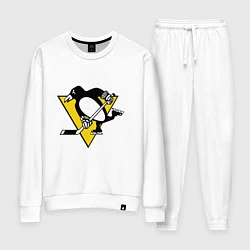 Костюм хлопковый женский Pittsburgh Penguins: Malkin 71, цвет: белый