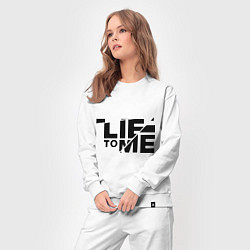 Костюм хлопковый женский Lie to me, цвет: белый — фото 2