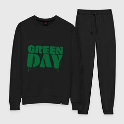 Костюм хлопковый женский Green Day, цвет: черный