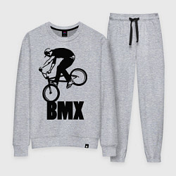 Костюм хлопковый женский BMX 3, цвет: меланж