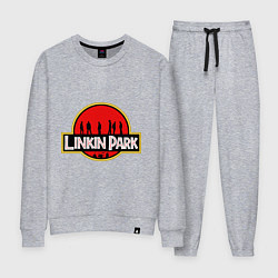 Костюм хлопковый женский Linkin Park: Jurassic Park, цвет: меланж