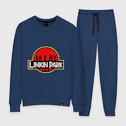 Костюм хлопковый женский Linkin Park: Jurassic Park, цвет: тёмно-синий