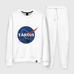 Костюм хлопковый женский Tardis NASA, цвет: белый