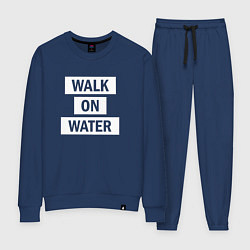 Костюм хлопковый женский 30 STM: Walk on water, цвет: тёмно-синий
