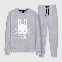 Костюм хлопковый женский Destiny Rabbit, цвет: меланж