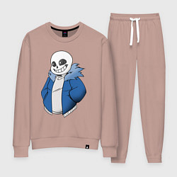 Костюм хлопковый женский Sans, цвет: пыльно-розовый