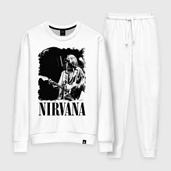 Костюм хлопковый женский Black Nirvana, цвет: белый