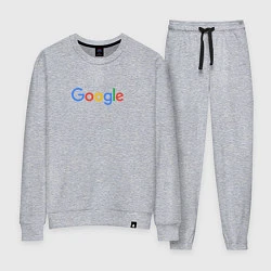 Костюм хлопковый женский Google, цвет: меланж