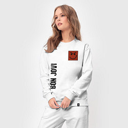 Костюм хлопковый женский Bon Jovi Style, цвет: белый — фото 2
