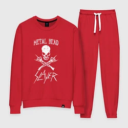 Костюм хлопковый женский Metal Head: Slayer, цвет: красный