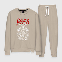 Костюм хлопковый женский Slayer: Devil Goat, цвет: миндальный