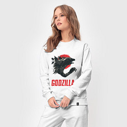Костюм хлопковый женский Godzilla: Red Sun, цвет: белый — фото 2