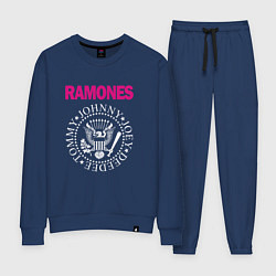 Костюм хлопковый женский Ramones Boyband, цвет: тёмно-синий