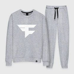 Костюм хлопковый женский FAZE Symbol, цвет: меланж