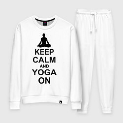 Женский костюм Keep Calm & Yoga On