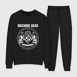 Костюм хлопковый женский Machine Head MCMXCII, цвет: черный