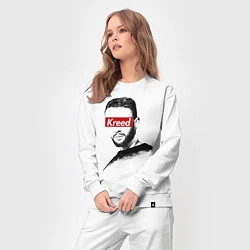 Костюм хлопковый женский Kreed Supreme, цвет: белый — фото 2