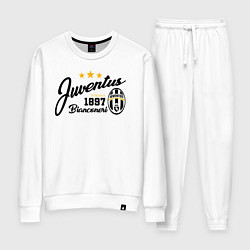 Костюм хлопковый женский Juventus 1897, цвет: белый