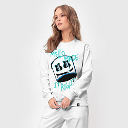 Костюм хлопковый женский Mello Made it Right, цвет: белый — фото 2