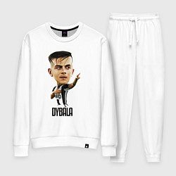 Костюм хлопковый женский Dybala, цвет: белый