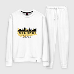 Костюм хлопковый женский Стамбул - Турция, цвет: белый