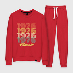 Костюм хлопковый женский 1976 Classic, цвет: красный