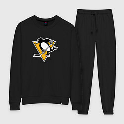 Костюм хлопковый женский Pittsburgh Penguins: Evgeni Malkin, цвет: черный