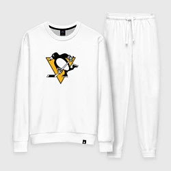 Костюм хлопковый женский Pittsburgh Penguins: Evgeni Malkin, цвет: белый