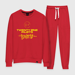 Костюм хлопковый женский TOP: BANDITO, цвет: красный