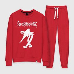 Костюм хлопковый женский Ghostemane, цвет: красный