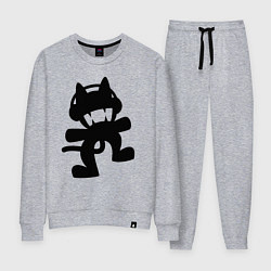 Костюм хлопковый женский MONSTERCAT, цвет: меланж