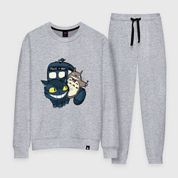 Костюм хлопковый женский Tardis Totoro, цвет: меланж