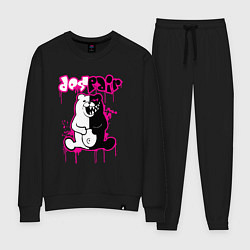 Костюм хлопковый женский MONOKUMA, цвет: черный