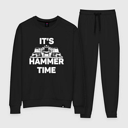 Костюм хлопковый женский It's hammer time, цвет: черный