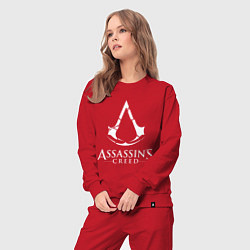 Костюм хлопковый женский Assassin’s Creed, цвет: красный — фото 2