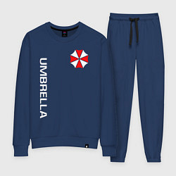 Костюм хлопковый женский UMBRELLA CORP, цвет: тёмно-синий